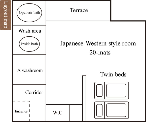 Jiro no iori  2F（20-mats） Layout map